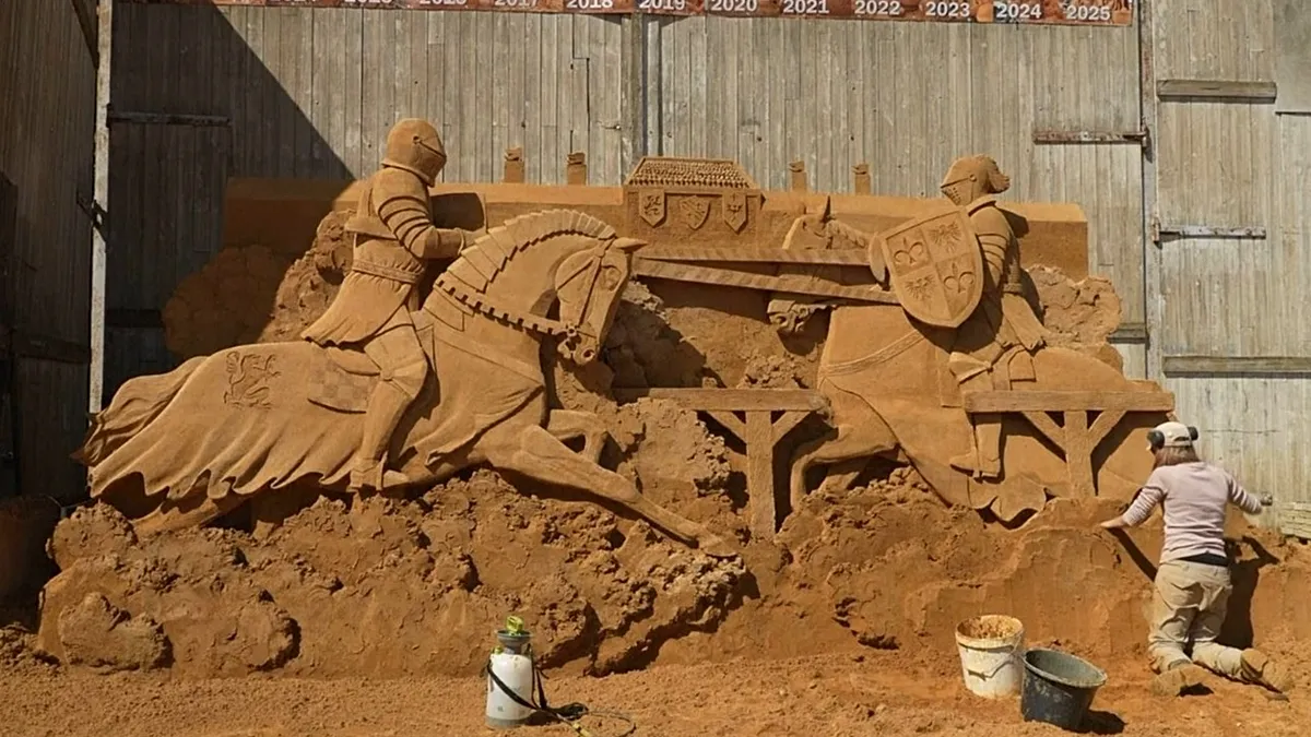 Sands of time: Denmark’s sculpture festival goes back to the Middle Ages for inspiration