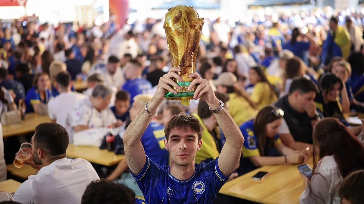 ‘Take me to America’: Bosnia unites behind viral anthem in its World Cup return