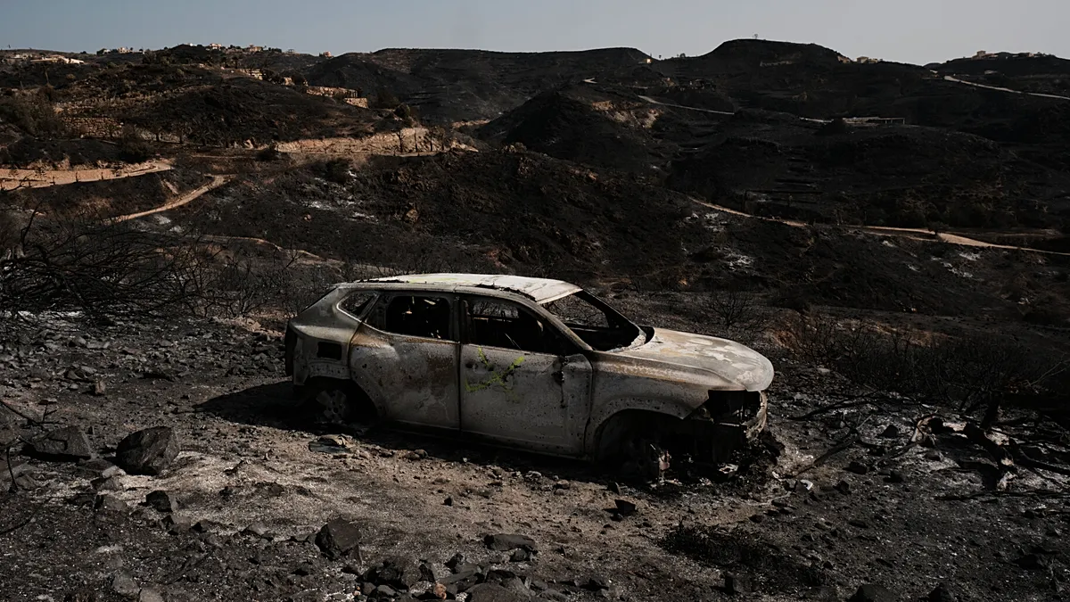 Video. Drone footage shows devastation after deadly Spain wildfire