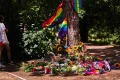 Video. Berlin unveils rainbow bench for Pride attack victims