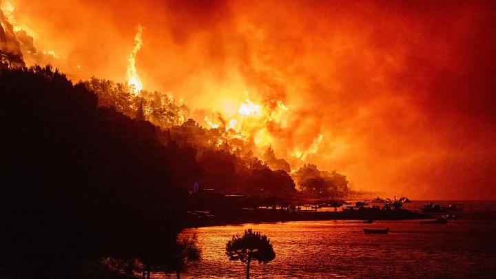 Wildfires continue to devastate Europe as thousands are forced to flee their homes
