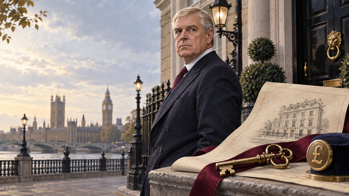 Former Prince Andrew receives £302,000 for surrendering royal lease