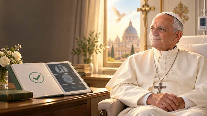 Pope Leo XIV post-op results show no further treatment required as tumour was localised
