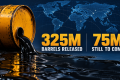 IEA says 325 million barrels of emergency oil released, with 75 million still to come