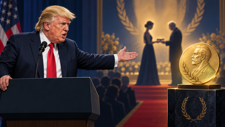 ‘No one ever heard of her’: Trump goes off on petty rant after Nobel Peace Prize snub