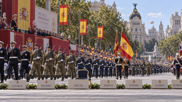 Ceuta troops absent as Spain holds National Day parade in Madrid
