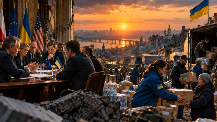 A fraught push for peace, and a race to fund Ukraine