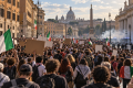 Thousands march across Italy as protests bring isolated clashes with police