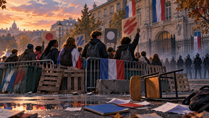 From school blockades to violence: what is driving student protests in France?
