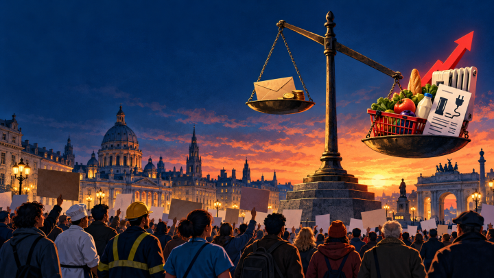 Wages vs prices: The economic pressures behind Europe’s protests