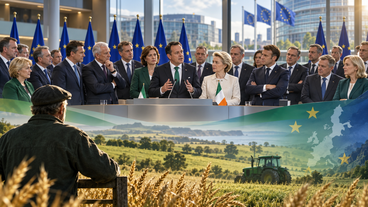 Seventeen EU leaders press Irish presidency to protect farm funding in next budget