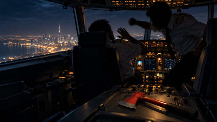 UAE says FlyDubai co-pilot attacked captain with axe in “terrorist” act