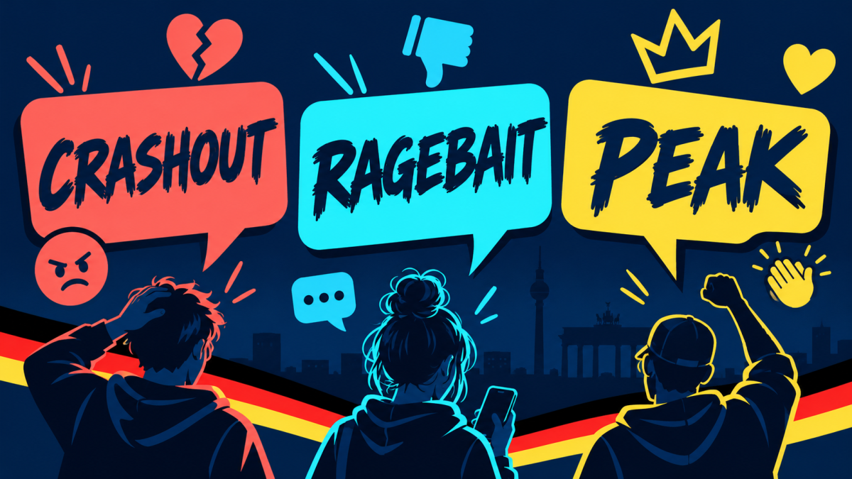 ‘Crashout’, ‘Ragebait’ or ‘Peak’: Want to know which word is favoured by Germany’s youth?