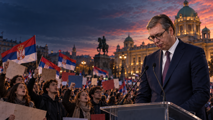 Vučić concedes defeat in pivotal Serbian elections, says Student Movement has won