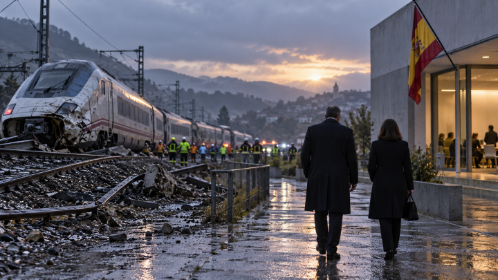Death toll from Spain train crash rises to 74 as royals visit victims