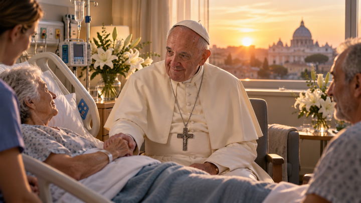 Pope Leo XIV after his hospital stay: “I feel closer to those who suffer illness”