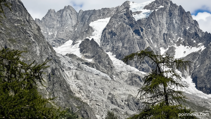 Alpine glacier melts faster as second heatwave hits France