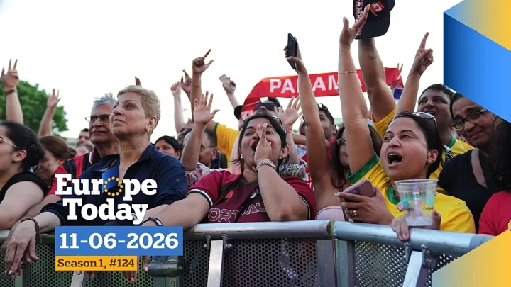 Live. Europe Today: EU Sports Commissioner on Euronews as biggest-ever World Cup kicks off
