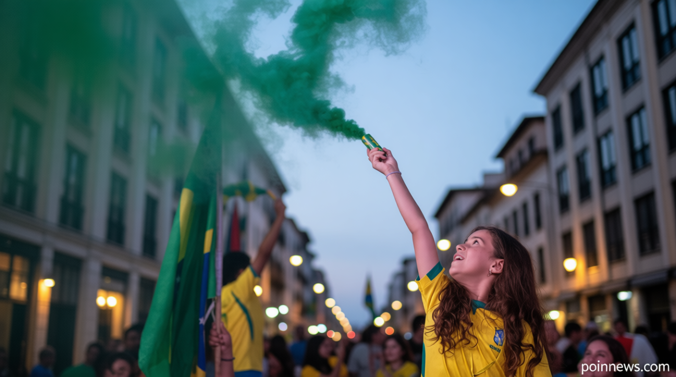 Video. Brazil fans erupt after dramatic World Cup win over Japan