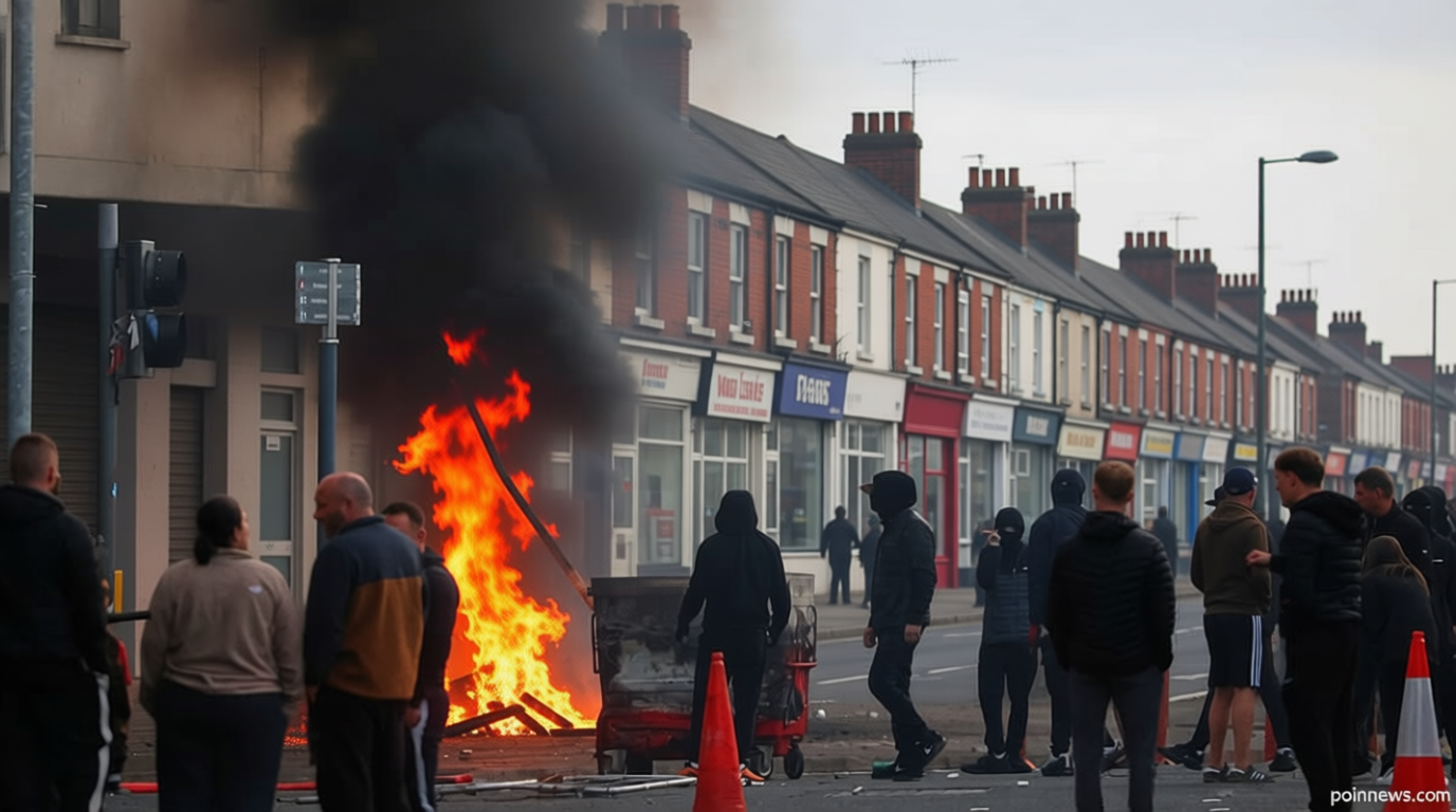 Video. Cars and homes burn as unrest erupts in Belfast after knife attack