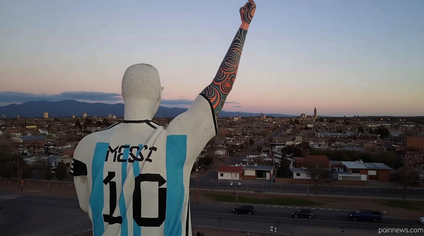 Video. Giant Messi statue honors Argentina’s World Cup hero