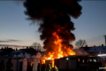 Video. Russian drone barrage hits Kyiv and Mykolaiv as Ukraine reports major fires