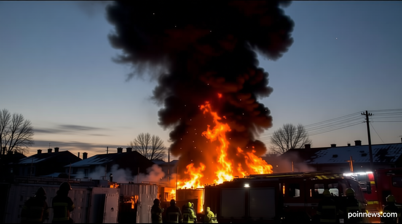 Video. Russian drone barrage hits Kyiv and Mykolaiv as Ukraine reports major fires