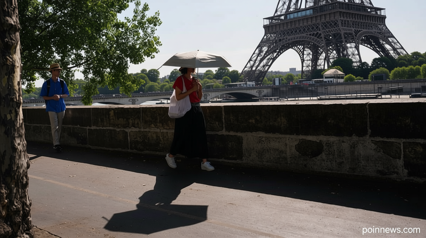 European heatwave forces Eiffel Tower early closure and tourist attraction shutdowns