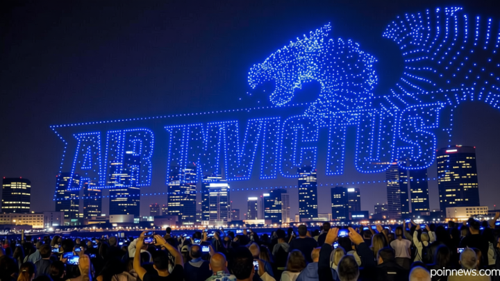 Drone show in Matosinhos breaks Guinness record