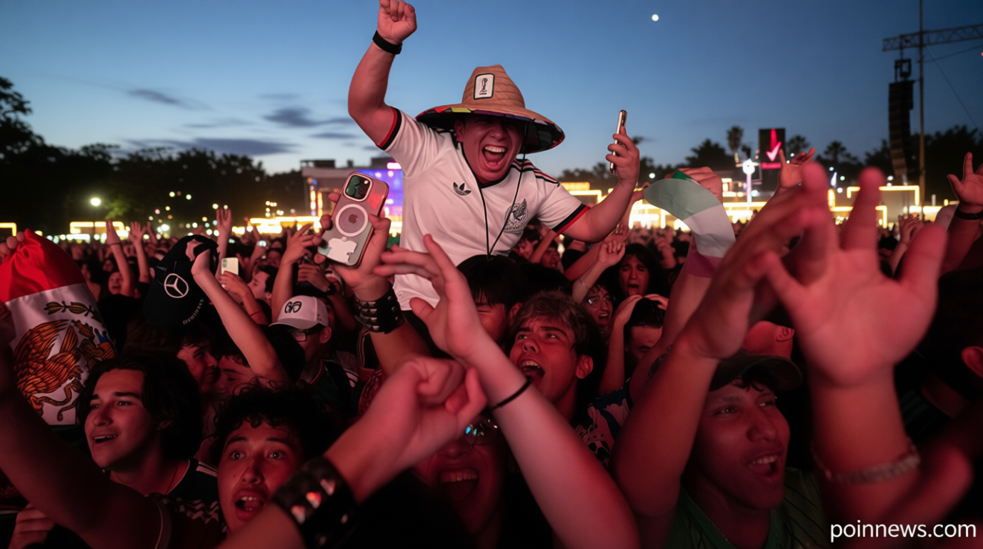 Video. Celebrations as Mexico becomes first nation to reach World Cup knockout stage
