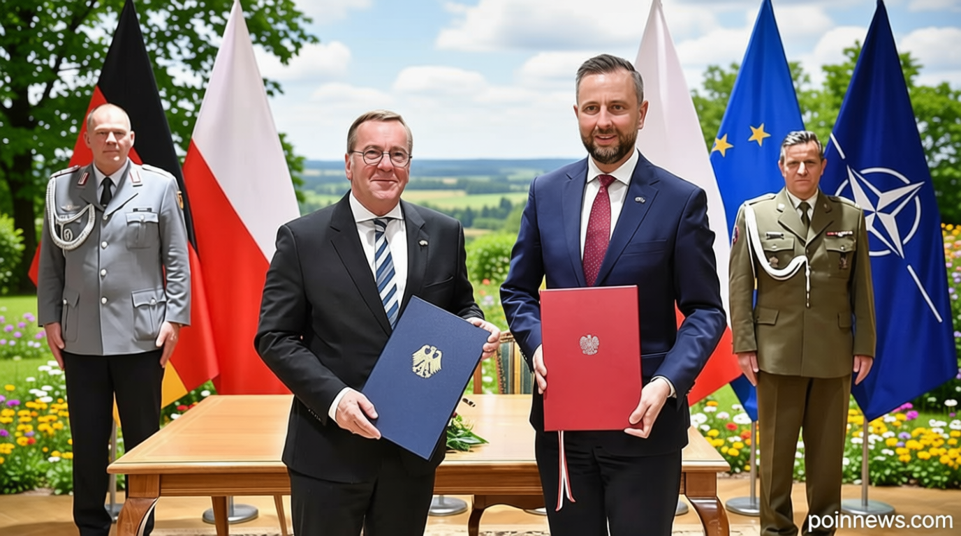 Germany and Poland sign new defence deal as balance of power in Europe shifts