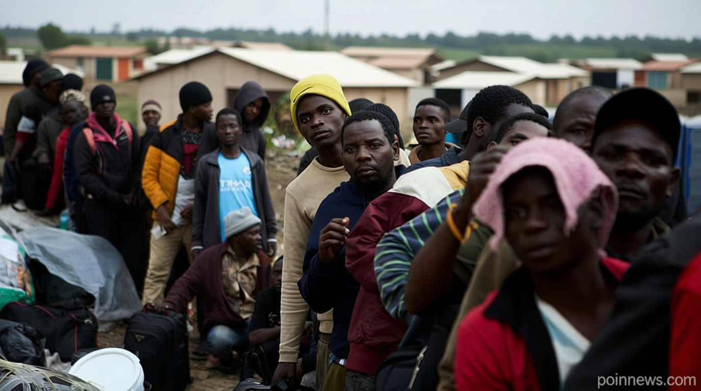 Video. Thousands of migrants queue for repatriation in South African camps