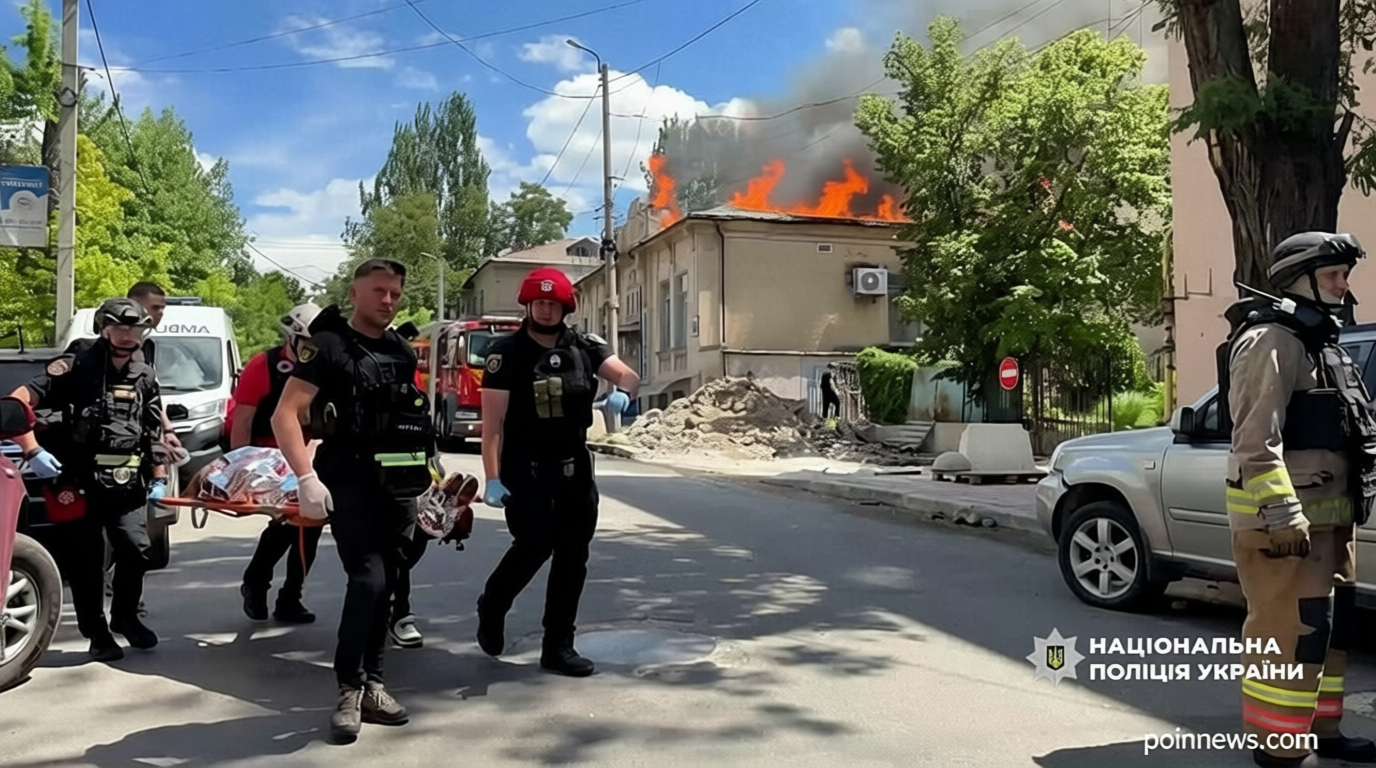 Video. Ukraine: Zaporizhzhia ablaze after Russian missile and drone attack leaves at least nine hurt