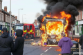 Vehicles set ablaze as anti-immigration protests break out in Belfast following stabbing