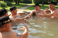 Video. Swiss yodellers rehearse in public fountains as Basel swelters