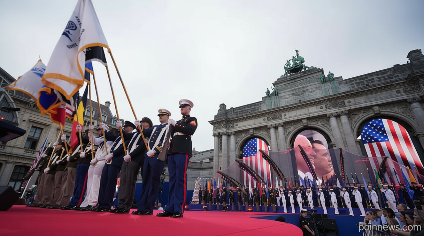 Stars, Stripes, VIPs and Protests: Brussels hosts US Independence bash