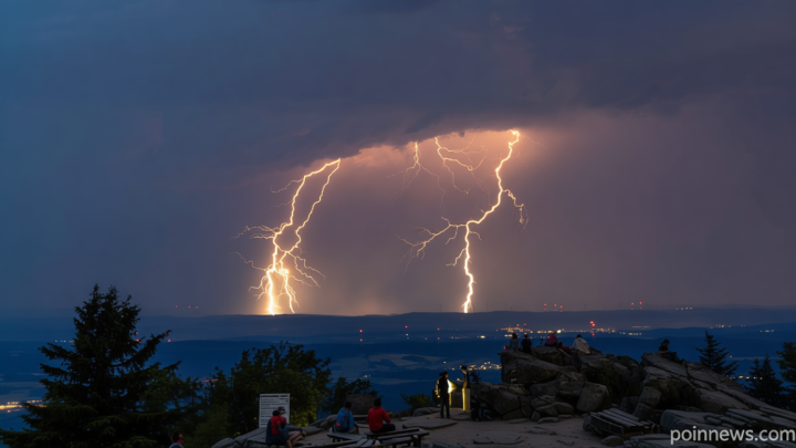 Lightning strikes injure 10 in southern Germany