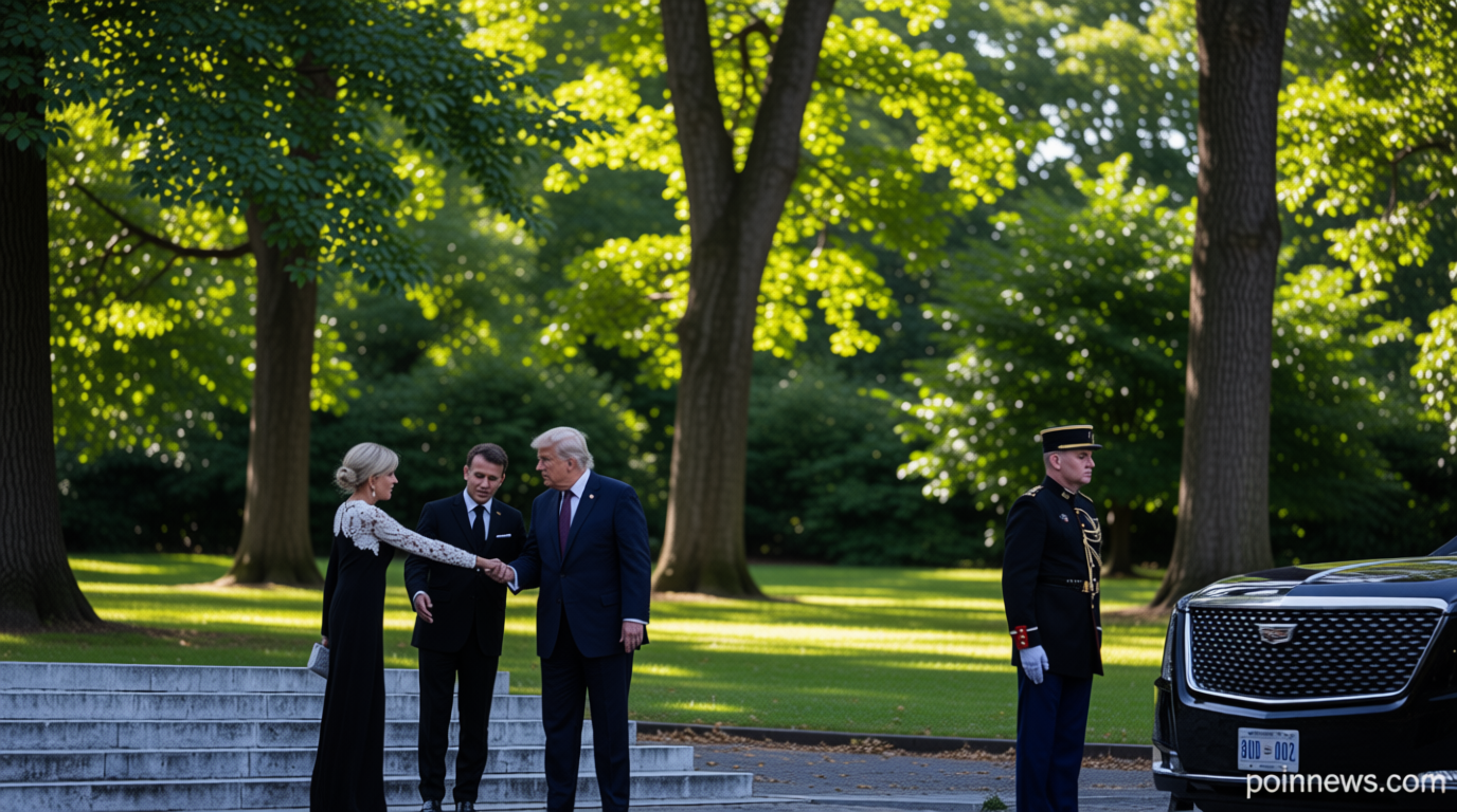 Video. Trump welcomed to Versailles for dinner with Macron