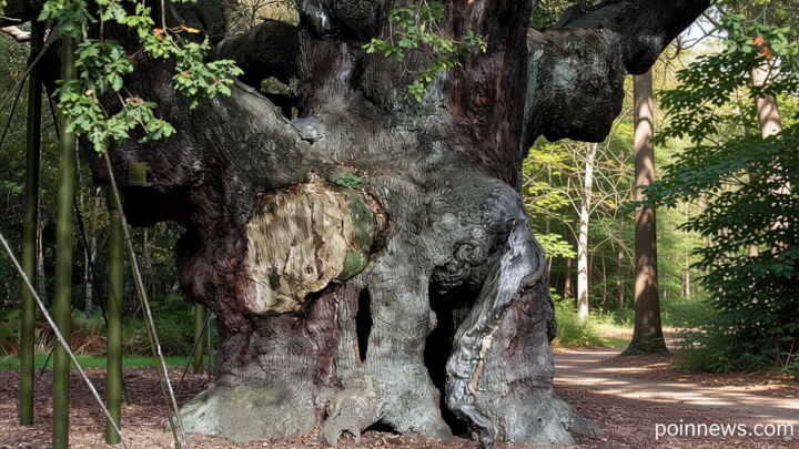 Robin Hood’s famed Sherwood Forest 1,200-year-old oak tree declared dead