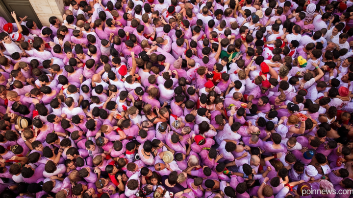 San Fermín 2026 kicks off with crowded rocket launch as Pamplona embraces festival