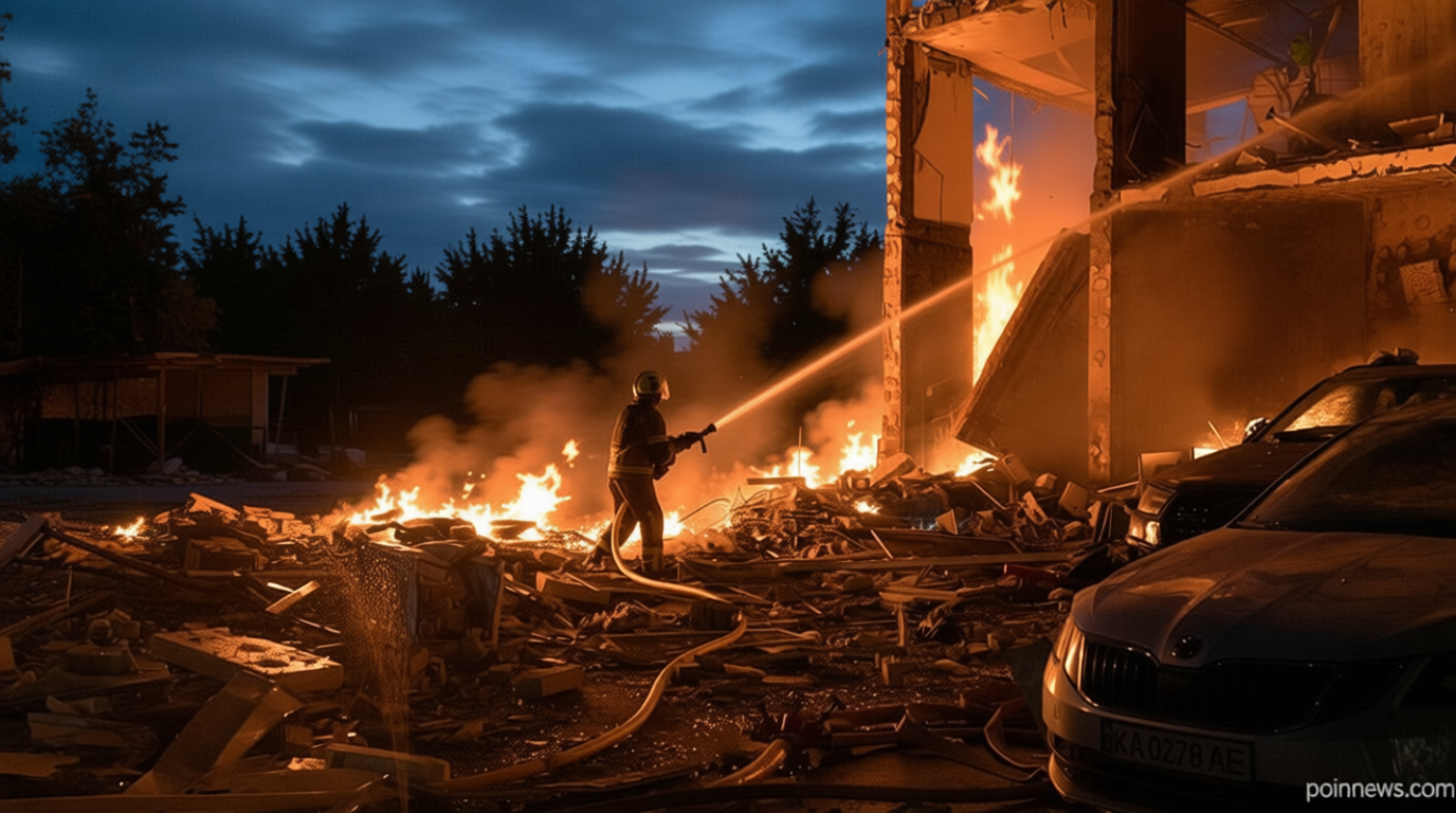 At least eight killed in massive overnight Russian attack on Kyiv