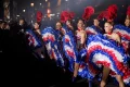 Video. Moulin Rouge dancers welcome Tour de France finale in Paris
