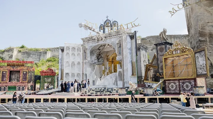 Love, power and betrayal: Tosca rehearsals begin at Austria’s St Margarethen quarry