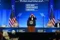 Trump returns to White House Correspondents’ Dinner after April shooting