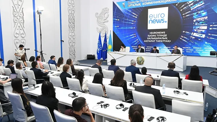 Euronews launches Kazakh language broadcasting in Astana
