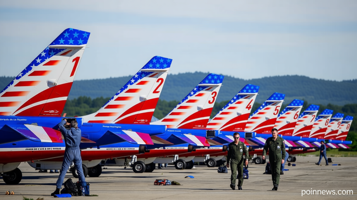 Video. French aerobatic team stages flypast over New York for US anniversary