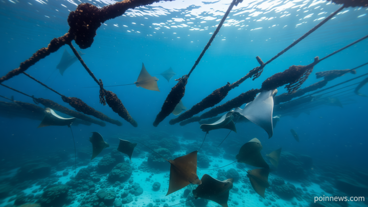 Trieste, sightings of bull rays: unique case in Mediterranean, but they threaten mussel farms