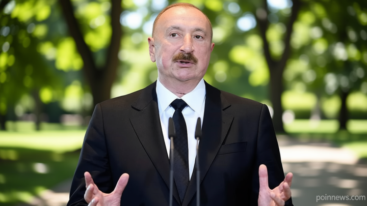 Aliyev says former Russian and German officials were in Baku for possible meeting over Ukraine