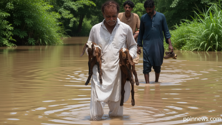 Video. Rescue teams evacuate flooded villages in Sheikhupura Pakistan