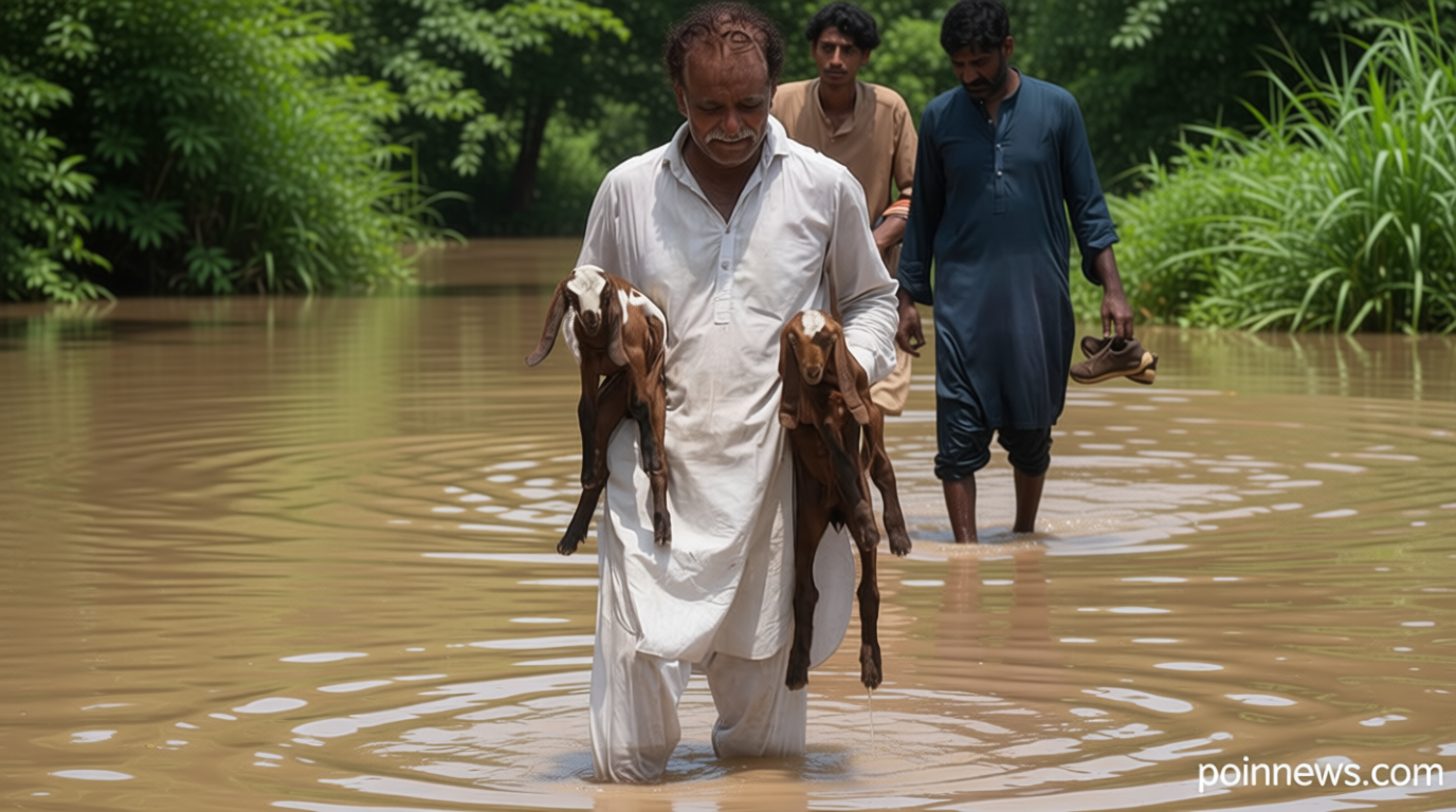 Video. Rescue teams evacuate flooded villages in Sheikhupura Pakistan